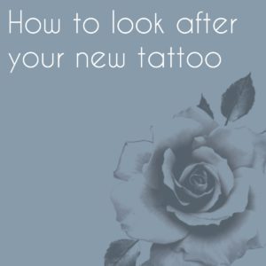 How to look after a new tatoo