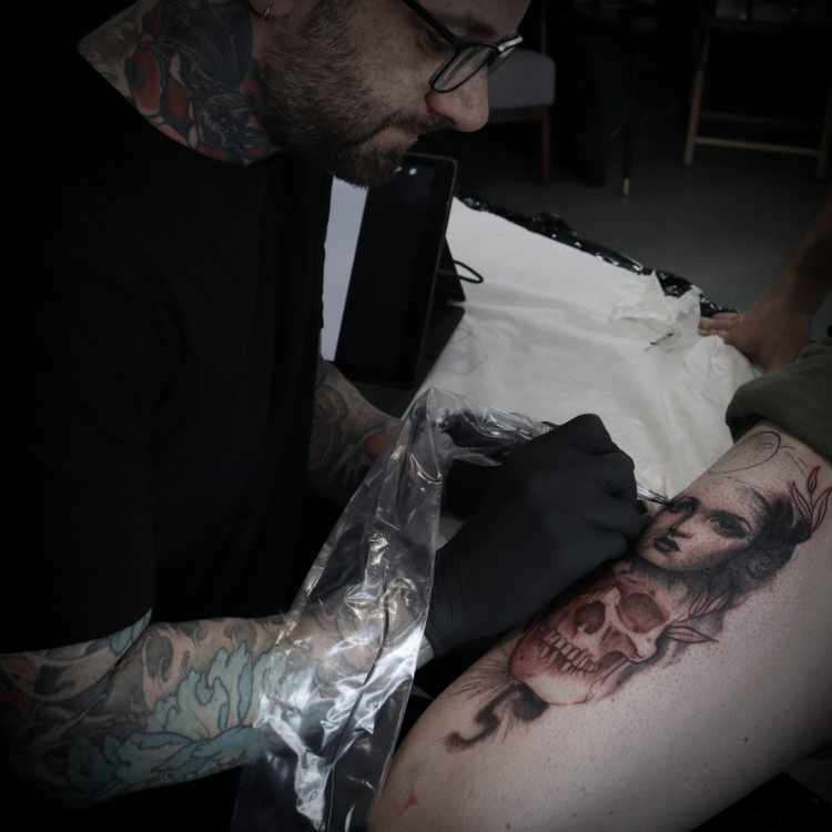 Matt Hunt tattooist from birmingham Uk